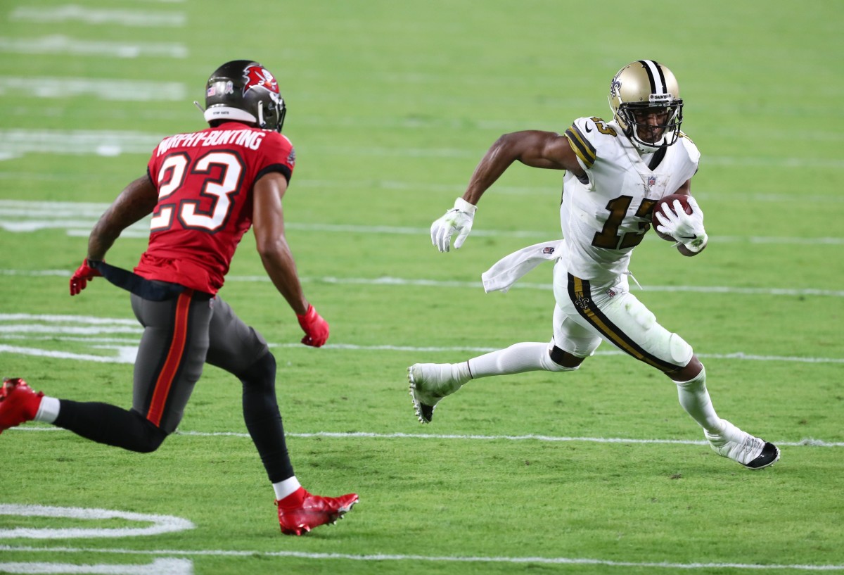 New Orleans Saints wide receiver Michael Thomas (13). Mandatory Credit: Kim Klement-USA TODAY 